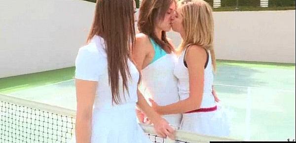  Teen Lesbian Girls (Dani Daniels & Malena Morgan & Lia Lor) Perform In Amazing Girl On Girl